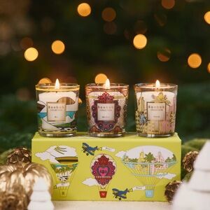 BAOBAB COLLECTION TRIO TRAVEL CANDLES RIO-MEXICO-MIAMI